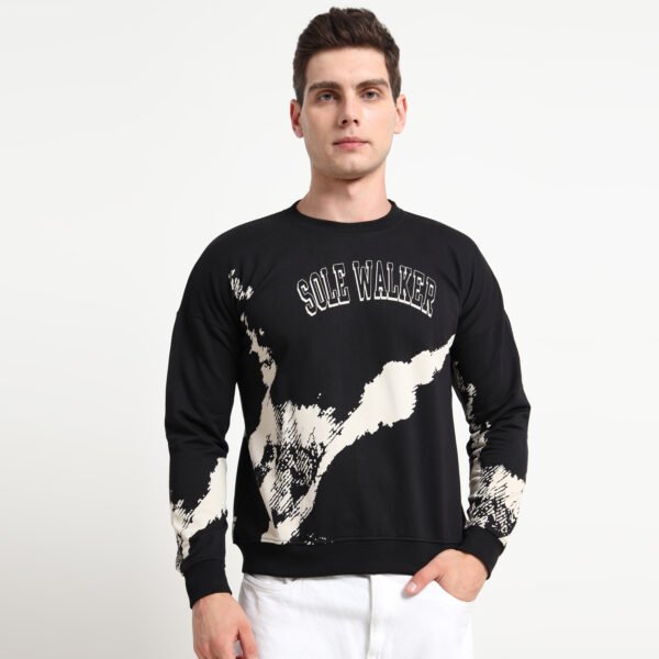 SW PAINT JERSEY  BLACK SWEATSHIRT - Image 3