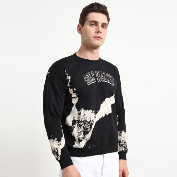 SW PAINT JERSEY  BLACK SWEATSHIRT - Image 5