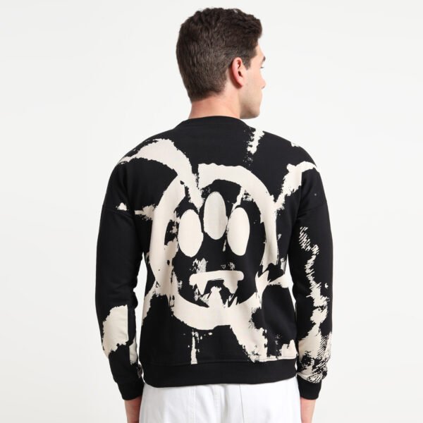 SW PAINT JERSEY  BLACK SWEATSHIRT - Image 6