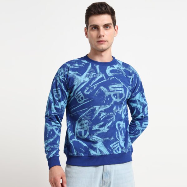 AQUA GRAFFITI SWEATSHIRT - Image 3