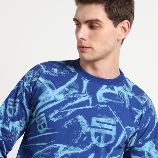 AQUA GRAFFITI SWEATSHIRT - Image 6