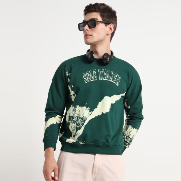 SW EMBROYDERED SPLATTER SWEATSHIRT